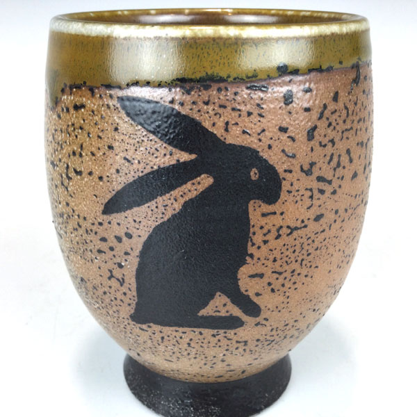 Sitting Rabbit Sand Porcelain Tum by Terry Plasket - Image 3